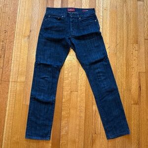 Lucky Brand Men's Dark Blue Straight 121 Jeans